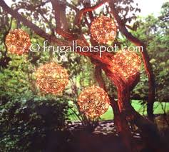 Inside Outside Garden Lighted Spheres 2