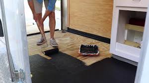trailer floor coating for enclosed