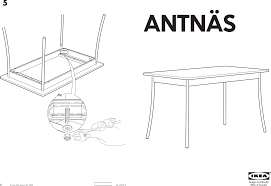 ikea antnas dining tbl 51x30 ant blk