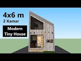 Baja ringan mempunyai sifat lebih ringan daripada besi. 3 Rumah Minimalis 4x6 Tiny House Edition Youtube Rumah Minimalis Tiny House Denah Rumah