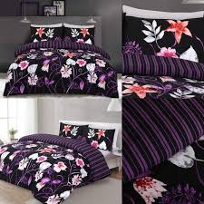 Purple Duvet Cover Bedding Set With