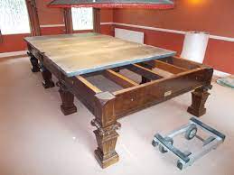 snooker table dismantling