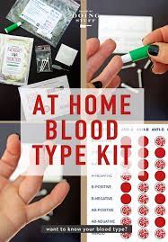 home blood type test
