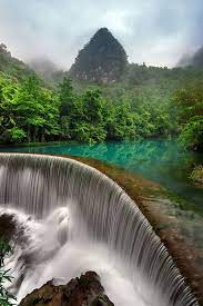 Ketenangan bersama alam semulajadi relaks minda. Paling Hits 30 Lukisan Pemandangan Alam China Kumpulan Gambar Pemandangan Waterfall Guizhou Nature Photography
