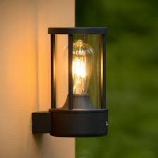 edit optic outdoor wall light with dusk