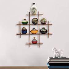 Wooden Wall Hanging Color Brown At