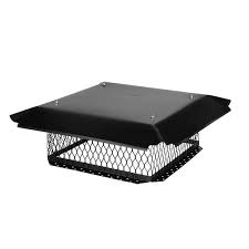 Chimney Cap In Black Galvanized Steel