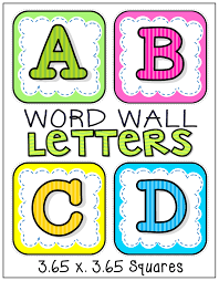 Word Wall Alphabet Letters Word Wall Letters Phonics