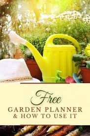 Garden With Free Printable Planner