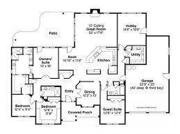 Ranch Style House Plan 4 Beds 3 Baths