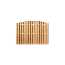 Shadowbox Wood Fence Panels Convex Top