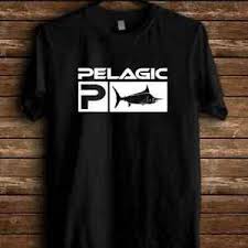 Details About Pelagic Fishing Aquatic Ocean Waters Mens T Shirt Black