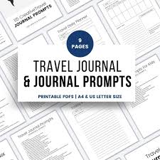 100 travel journal prompts get you inspired