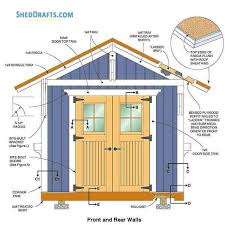 10 12 Diy Gable Roof Shed Plans