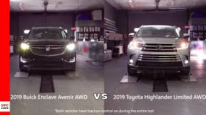 2019 buick enclave avenir awd vs toyota