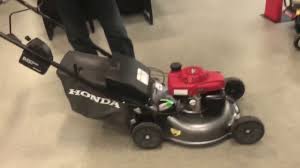 Honda variable speed self propelled mower w/ electric start hrx217vla hrx217vla. Honda Hrr21610vlc Propelled Lawnmower With Electric Start Youtube