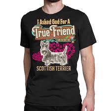custom scottish terrier t shirt