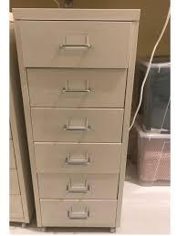 ikea helmer a4 filing 6 drawers unit