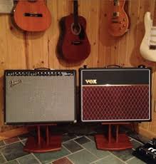 Hey guitarists, since our ears are way up in our heads and not on our knees, its better if floor amps projected our music upwards. The Ampendage Amp Stand Guitar Amplifier Stand
