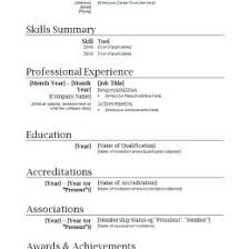 Does Word Have A Resume Template 15 Completely Free Resume