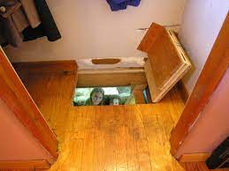 Secret Trap Door In Floor To Basement