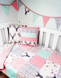 baby deer or enchanted forest baby bedding