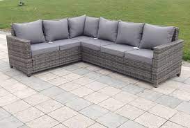 Vat) was rrp £2,013.70 (inc. Rattan Outdoor Corner Sofa Set Garden Furniture In Grey Rattan Furniture Company