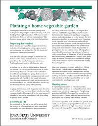 Planting A Home Vegetable Garden