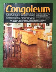 vine 1970s magazine ad congoleum