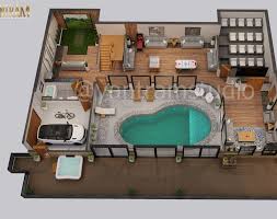 3d Floor Plan Of A Multi Family House
