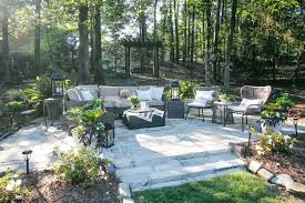 Recycled Stone Patio Outdoor Oasis