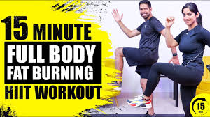 15 minute fat burning hiit workout no