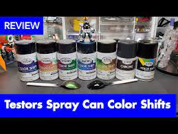 Review Testors Color Shift Spray Cans