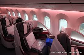 ride on a qatar airways boeing 787