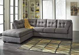 maier charcoal laf chaise sectional