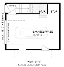 garage plan 51609 1 car garage