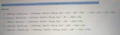 Net Ionic Equation Chegg