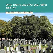 who owns a burial plot after