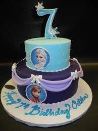 Frozen Birthday Cake 2 Tier gambar png
