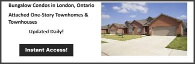 one floor bungalow townhome condos for