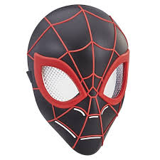 Miles morales into spider verse cosplay costume spiderman zentai suit halloween | ebay. Marvel Spider Man Miles Morales Hero Mask Ages 5 And Up Walmart Com Walmart Com