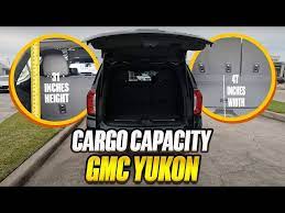 2023 gmc yukon true cargo capacity