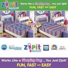 zipit bedding as seen on tv