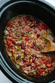 How To Make Homemade Crockpot Chili gambar png