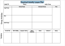 Blank Lesson Plan Template 15 Free Pdf Excel Word