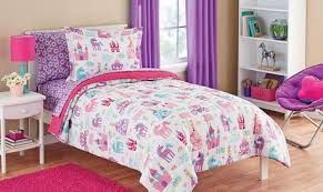 mainstays kids pretty princess bed in a