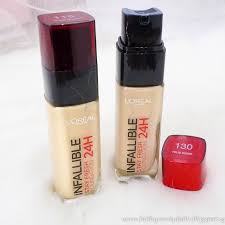 l oréal infallible 24h foundation and