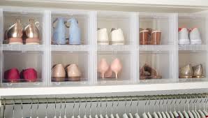 This quick and cheap shoe organization idea is great if you can never find the shoes you are looking for in your cluttered walk in closet. How To Organize Shoes Shoe Organization Ideas The Container Store
