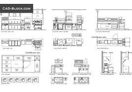 plan elevation of industrial kitchen