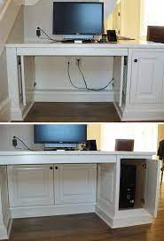 Looking for easy ways, diy it cost me like 12€ and it did a really good job on hiding my cables under the desk. Eliminating Computer Wires From Sight But Still Allowing You Access To Them Home Home Diy Home Projects